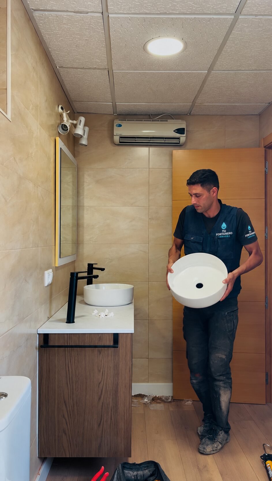 Trabajo de fontanería realizado por nuestro equipo en Córdoba